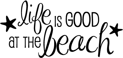 Life Is Good At The Beach Starfish - Life Is Good At The Beach (450x450), Png Download