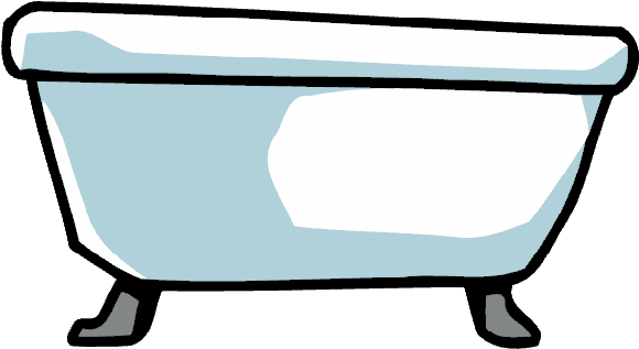 Bath Tub - Portable Network Graphics (585x331), Png Download