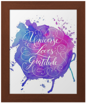 Hand-drawn Calligraphy Lettering On A Watercolor Background - Fondos Con Fraces Para Cuadros (400x400), Png Download