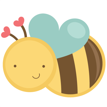 Flying Valentine Bee Svg Bundle For Scrapbooking Cardmaking - Cute Bee Png (432x432), Png Download