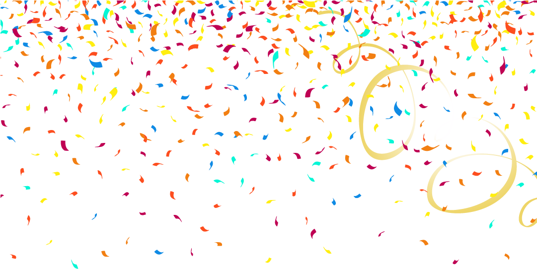 Omg Confetti Birthday Snapchat Filter (1080x1920), Png Download
