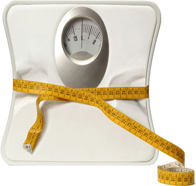 Scale - Weighing Scale And Measuring Tape (415x403), Png Download