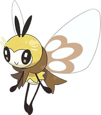 It Rolls Up Pollen Into Puffs - Cutiefly Evolution (475x475), Png Download