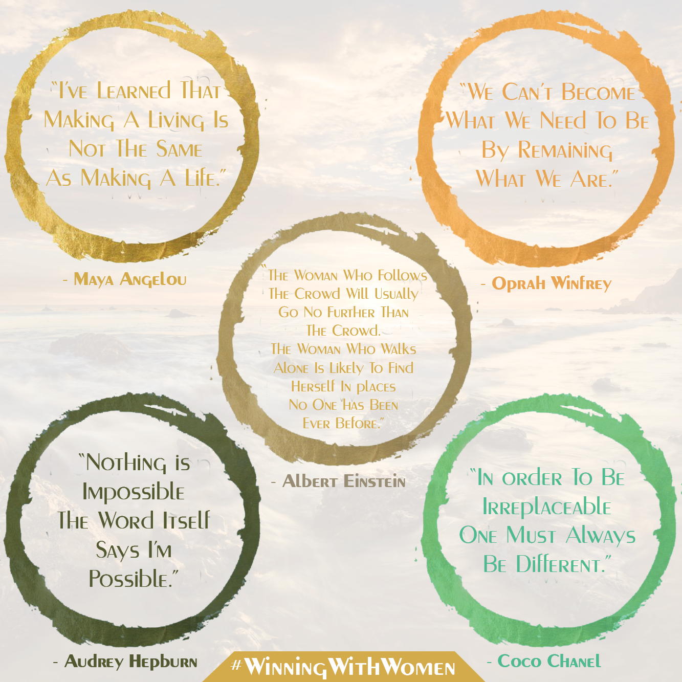 Winning Quotes - Circle (1333x1333), Png Download