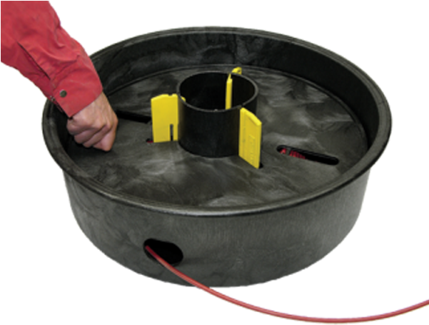 18455 Wire Tub 3 1 - Rack-a-tiers 18455 Wire Tub Cable Flex And Mc Dispenser (600x600), Png Download