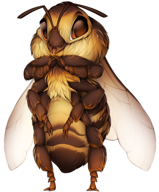 254 34 Honey Bee - Honeybee Png (320x400), Png Download