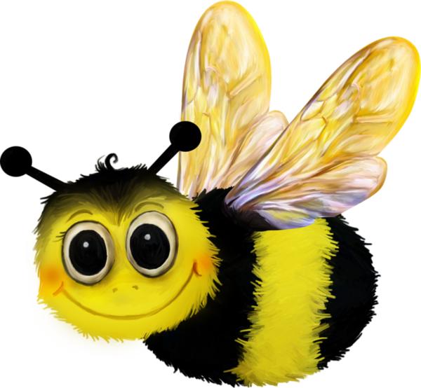 Visit - Bumble Bee Insect Png (600x554), Png Download