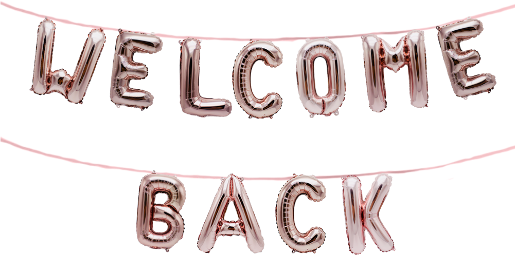 Welcome Back Balloon Banner Homecoming Set Military - Balloon (1000x1000), Png Download