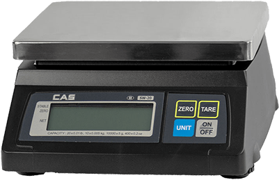 Cas Sw-rs 20lbs Weight Scale - Scale Integrate To Clover Pos (400x400), Png Download