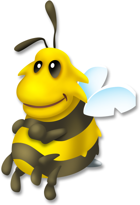 Honey Bees - Abeja De Hay Day (674x674), Png Download