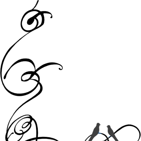 Decorative Line Blue Clipart Squiggly - Swirl Clipart Free (640x480), Png Download
