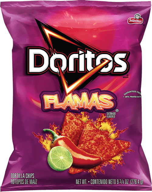 Doritos® Flamas® Flavored Tortilla Chips - Doritos Flamas (500x633), Png Download