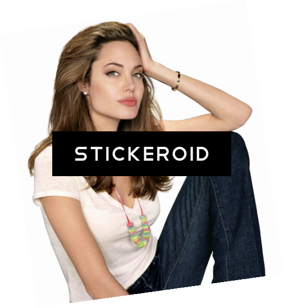 Angelina Jolie Celebrities - Full Lace Wigs 18 Inches Wavy Full Lace Cap Human Hair (571x619), Png Download