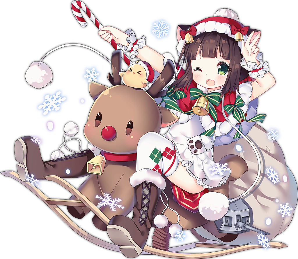 Santa Is Coming [azur Lane] (1024x892), Png Download