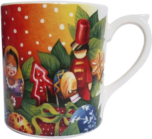 1 Mug - Gien China Assiette De Noel Collector Mug (869x869), Png Download