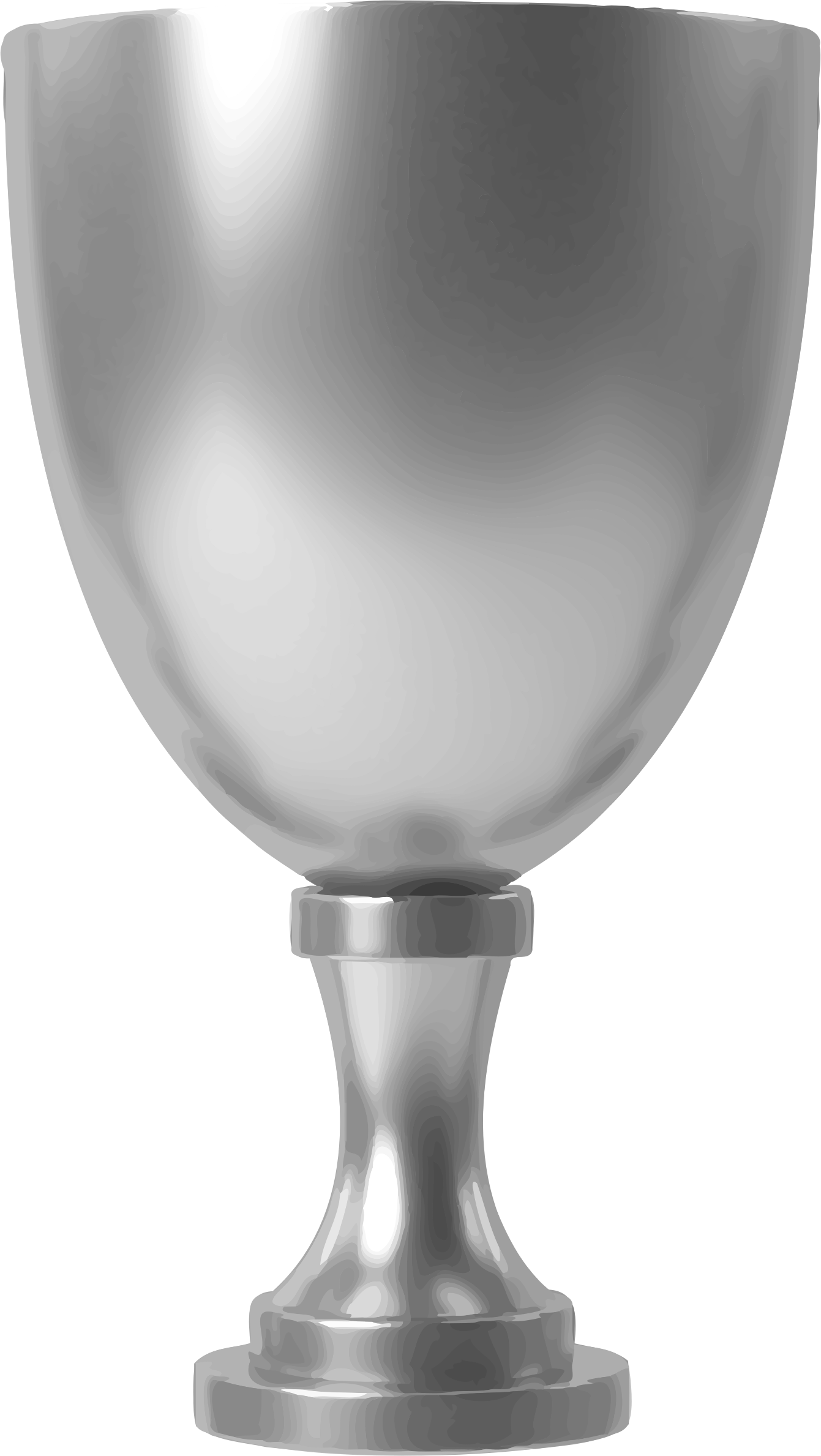 Big Image - Silver Cup Clipart (1341x2378), Png Download