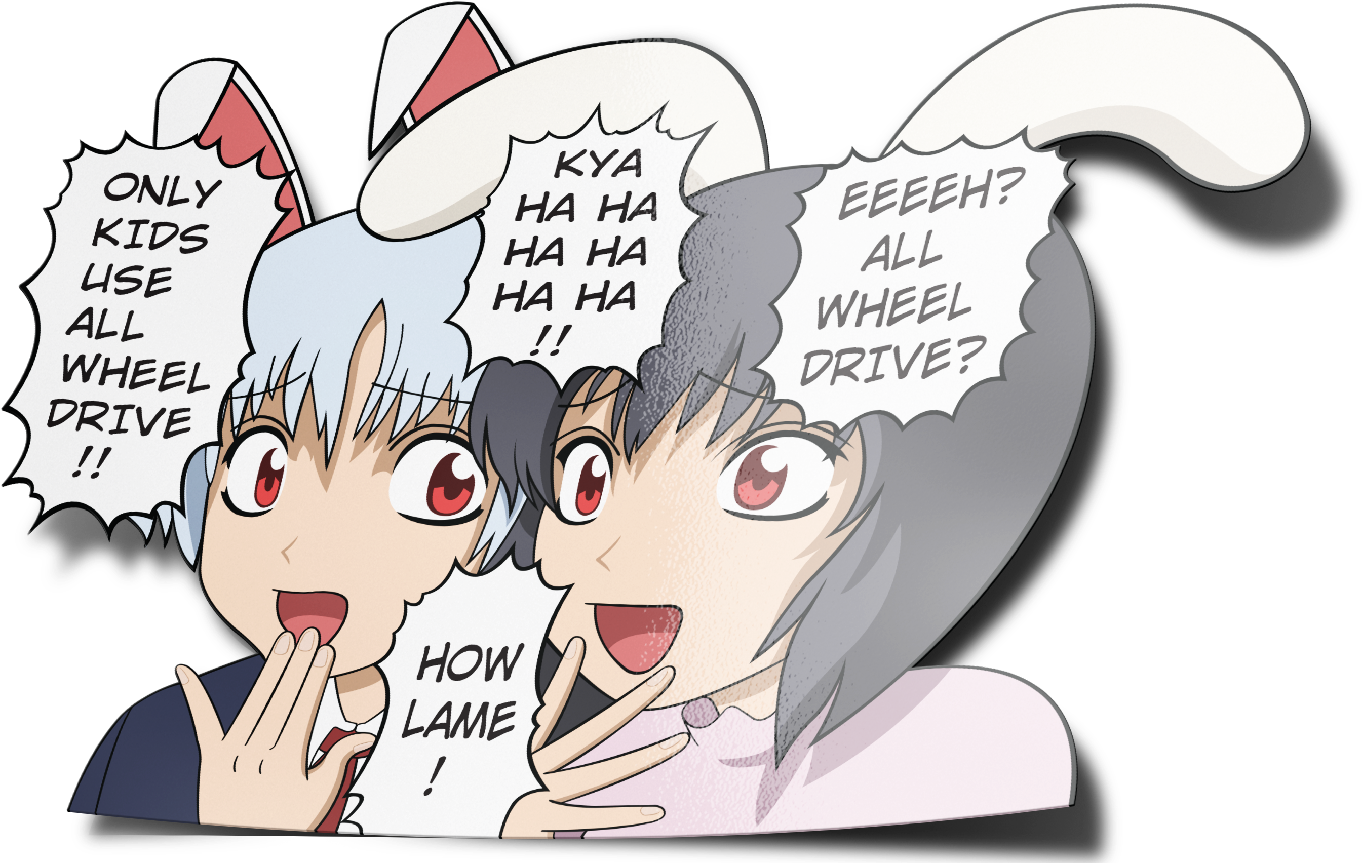 Image Of Hohohohohohoh - Cartoon (3000x2000), Png Download
