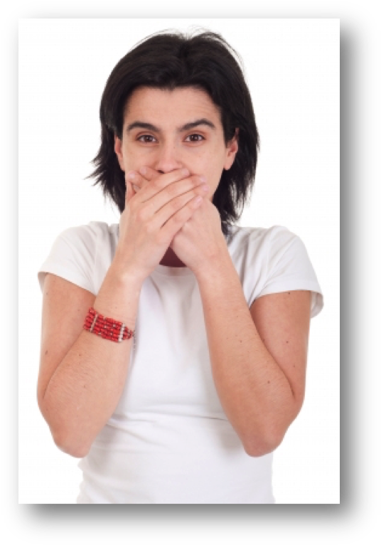 Nonverbal Autism - Personas Con Discapacidad De Hablar (549x779), Png Download