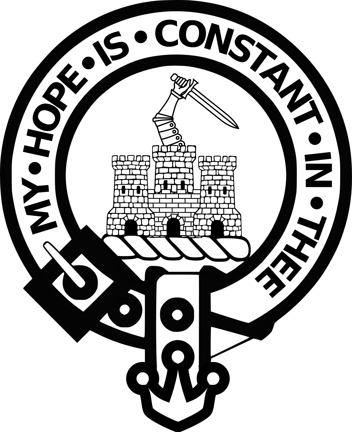 Clan Mackintosh Crest (1200x1473), Png Download