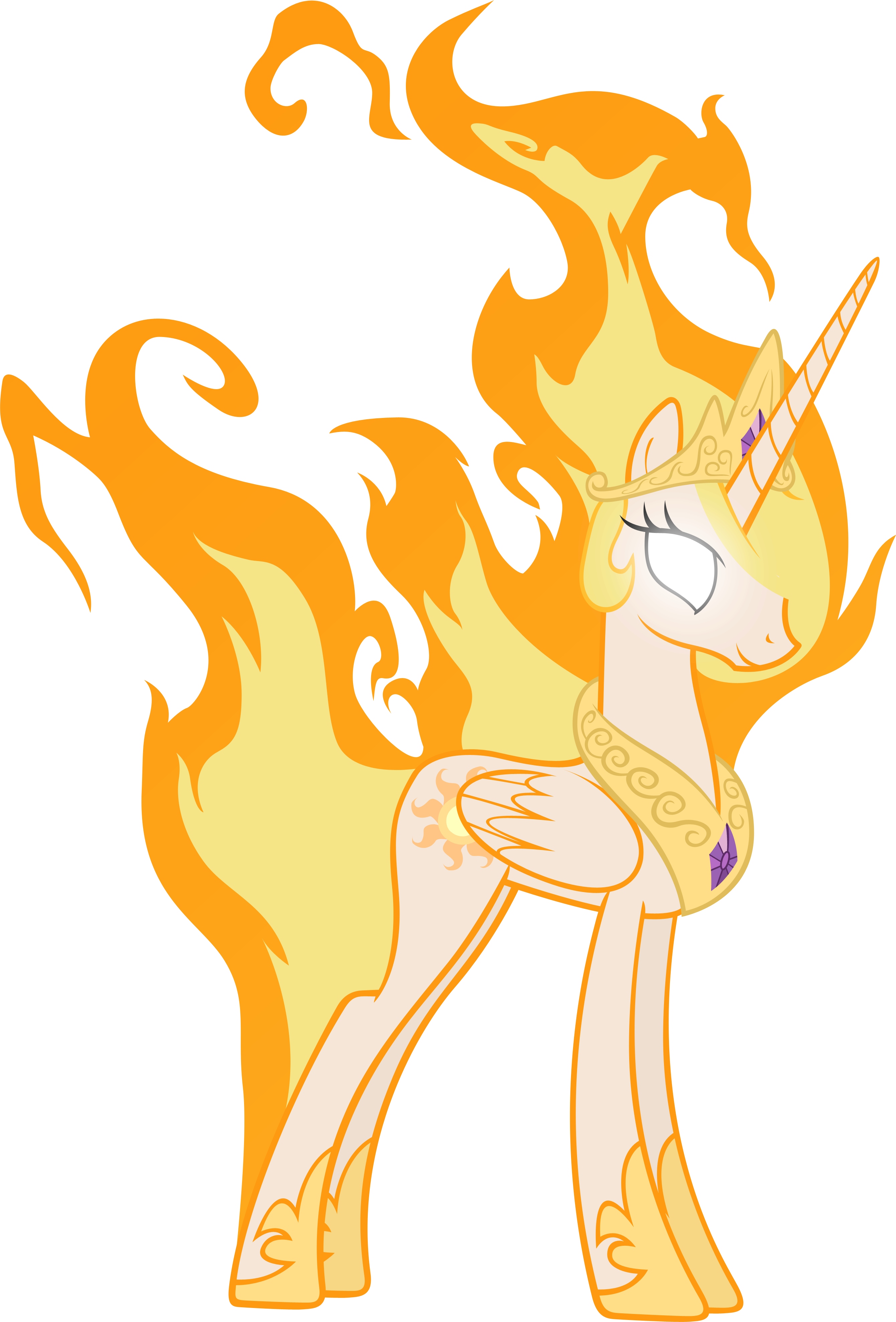 Solar Flare With Nightmare Moon (2680x3954), Png Download
