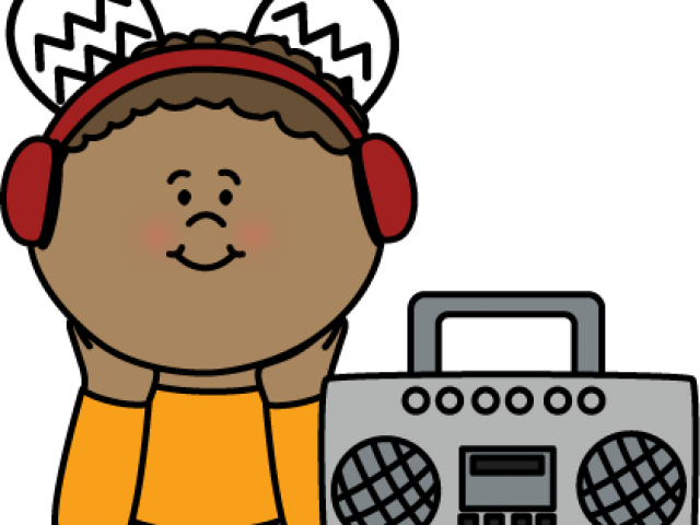Headphones Clipart Listening Centre (640x480), Png Download