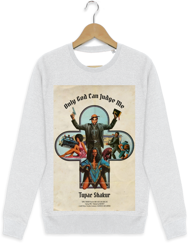 Sweat-shirt Stanley Stella Modèle Seeks 2pac Par Ads - Carteles Publicitarios De Religion (690x850), Png Download