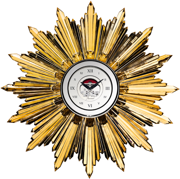 Sun Clock - Baccarat 2810841 (933x700), Png Download