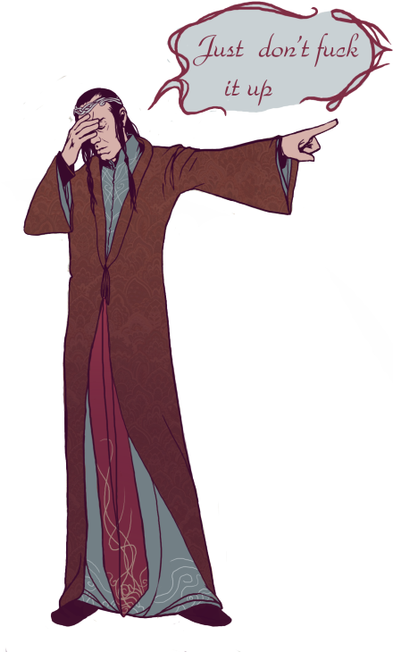 Elrond (500x738), Png Download