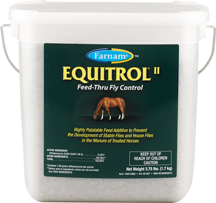 3 - 75 Lb - Farnam Equitrol Ii Feed-thru Fly Control (1200x1017), Png Download