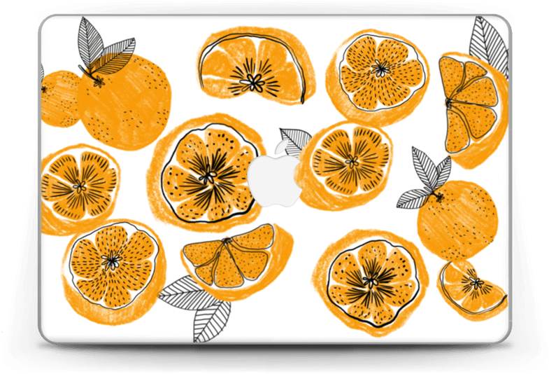 Oranges Skin Macbook Pro Retina 13” - Laptop (800x560), Png Download