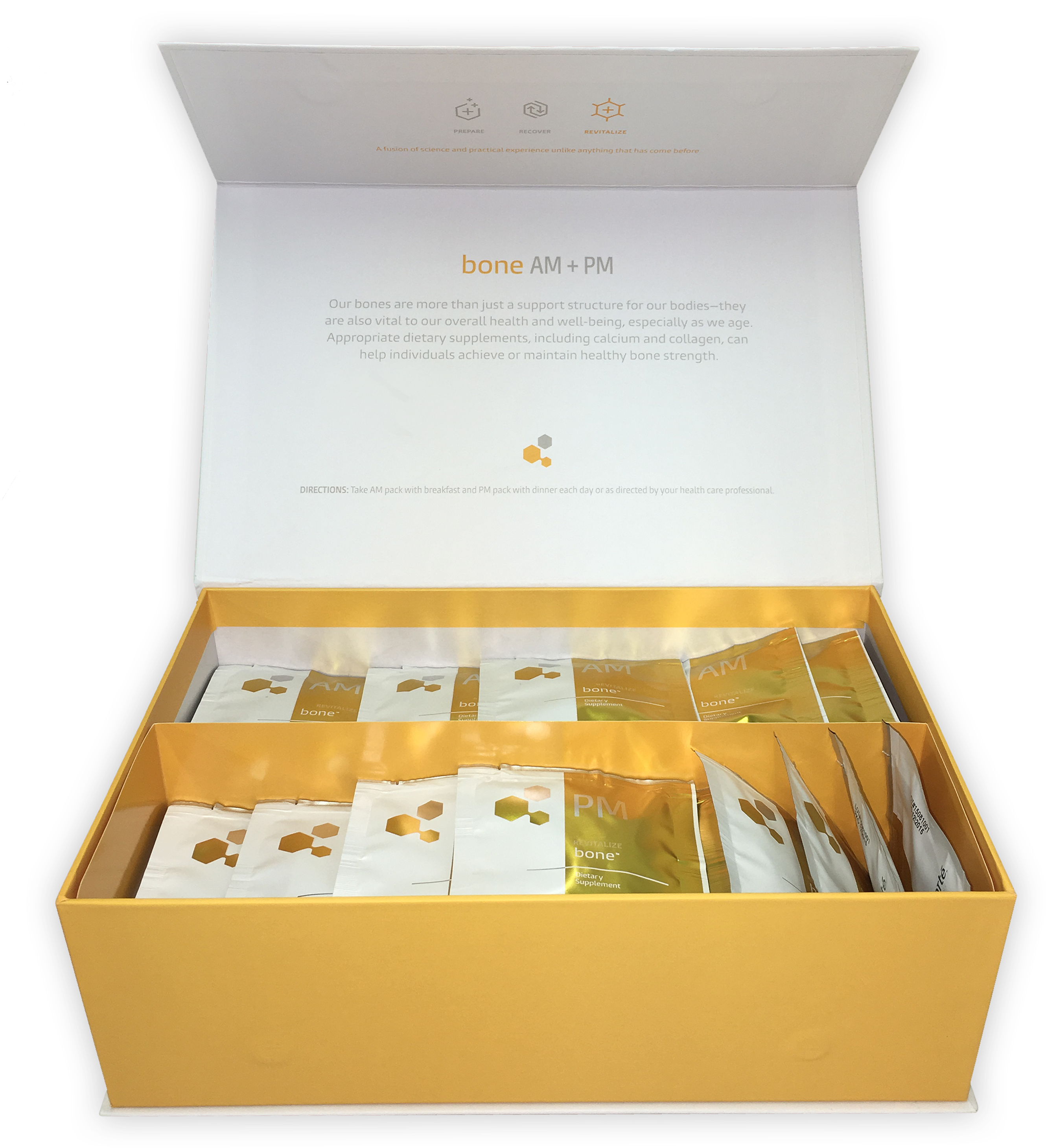 Forte Bone Supplement Open Box - Box (3024x3008), Png Download