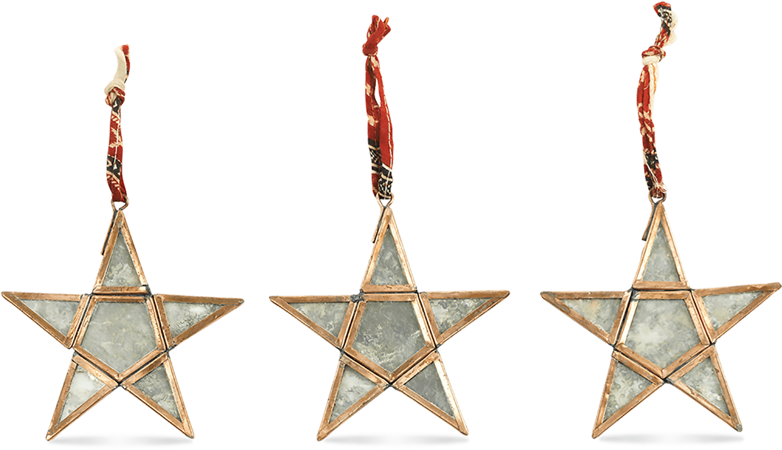 Nkuku Sumba Hanging Copper Stars Set Of - 3 Star Png (600x600), Png Download