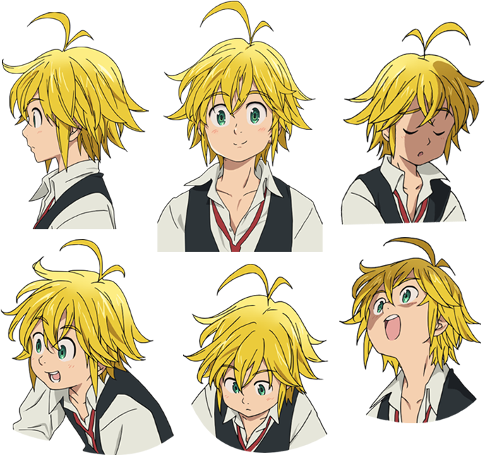 Thumb Image - Seven Deadly Sins Meliodas Face (796x689), Png Download