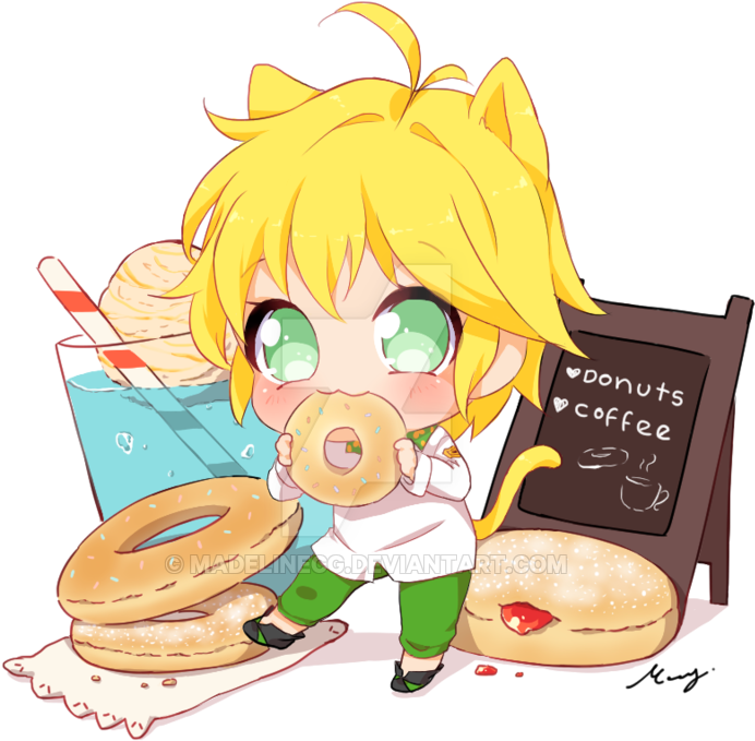 Ych Donut By Madelinecg - Meliodas Cute (800x800), Png Download