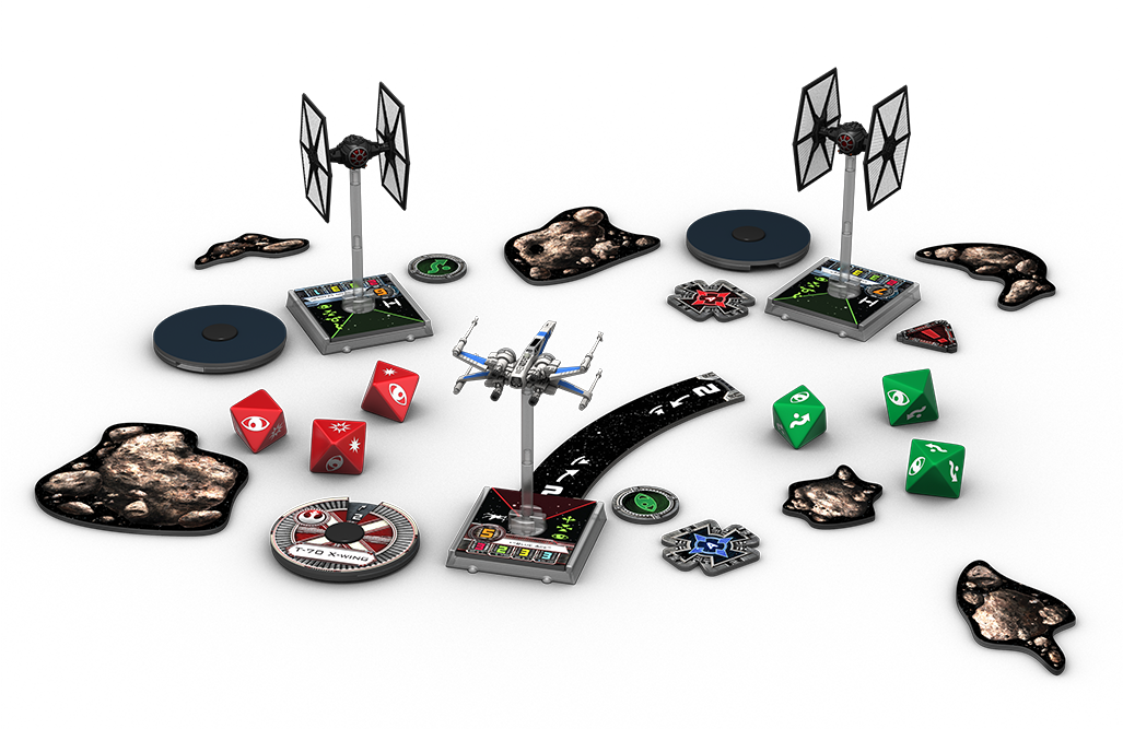 Ars Cardboard Reviews The Star Wars Miniatures Games - Star Wars The Force Awakens Core Set (1050x666), Png Download