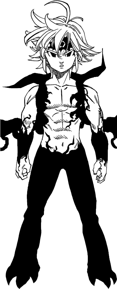 Meliodas Assault Mode (404x1002), Png Download