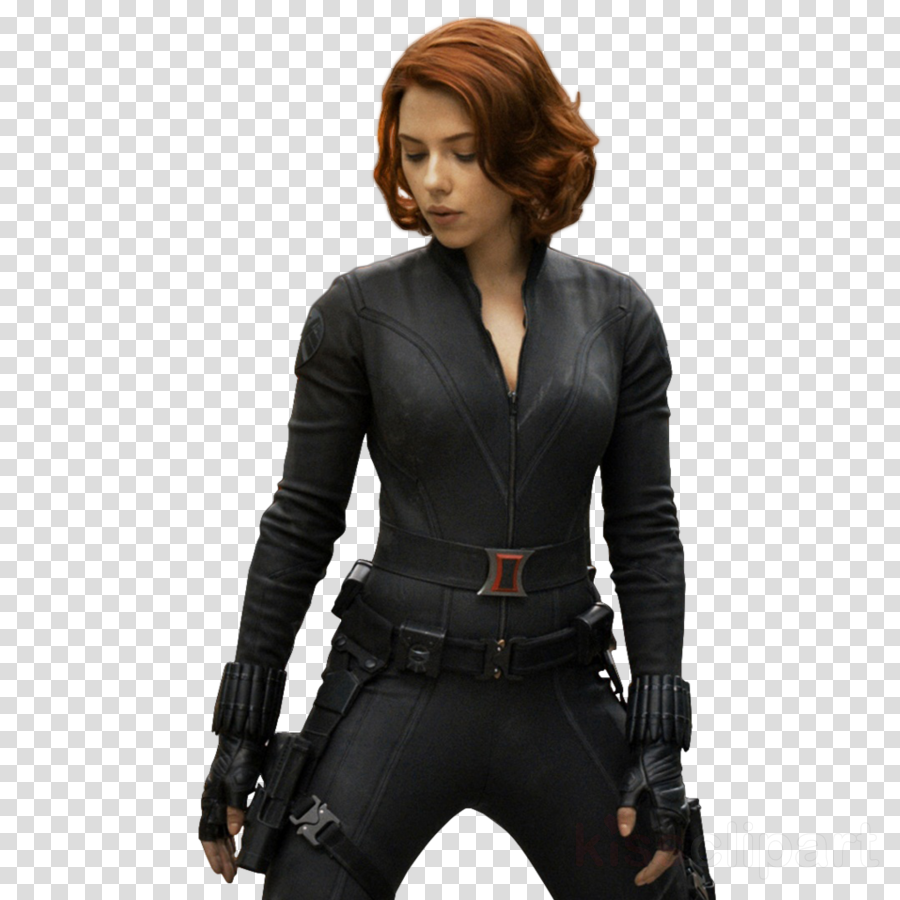 Black Widow Cosplay Clipart Scarlett Johansson Black - Black Widow Avengers 1 Costume (900x900), Png Download