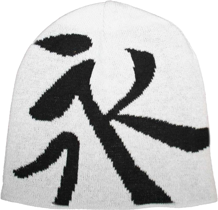 Keiko Beanie Kanji - White (1000x1000), Png Download