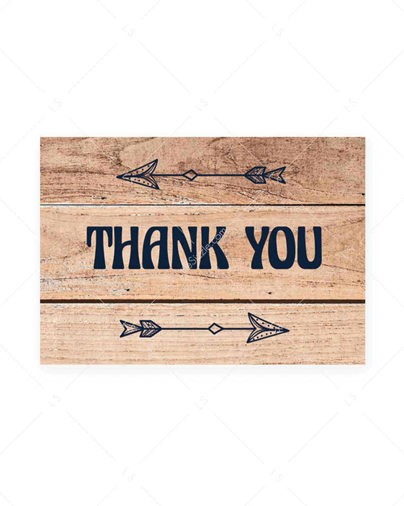 Rustic Woods Thank You Card Printable By Littlesizzle - Portable Network Graphics (819x1024), Png Download