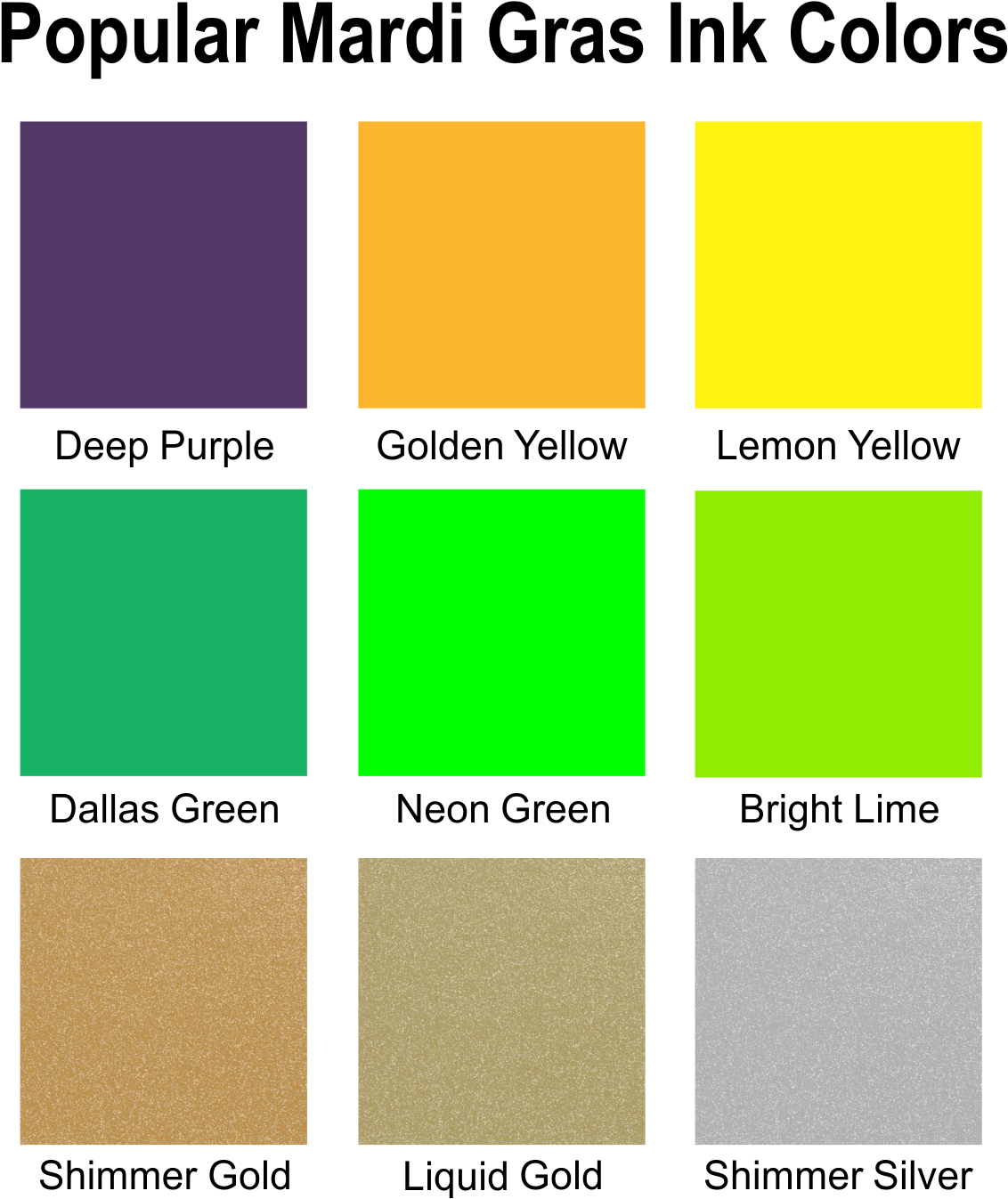 Mardi Gras Ink Colors - Do Mardi Gras Colors Mean (1301x1428), Png Download