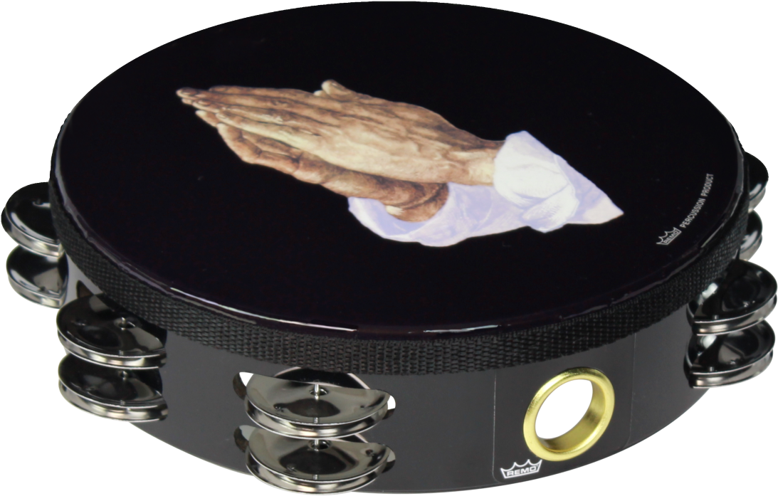 Remo Ta 9108 18 Praise Tambourine - Remo Praying Hands Tambourine (1200x1200), Png Download