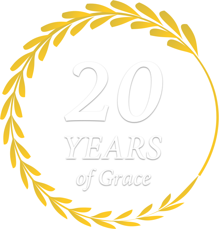 On May 20th, We're Celebrating Our 20th Anniversary - All Of Grace (768x802), Png Download