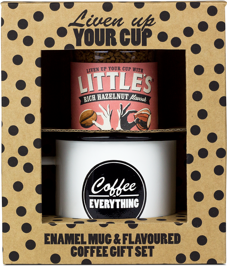 Mug Gift Hazelnut - Little's Rich Hazelnut Flavour Infused Instant Coffee (850x850), Png Download
