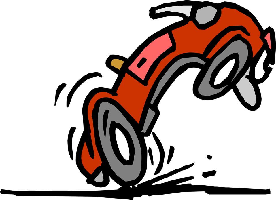 Download Cartoon Car Accident Pictures - Car Stopping Clipart PNG Image  with No Background 