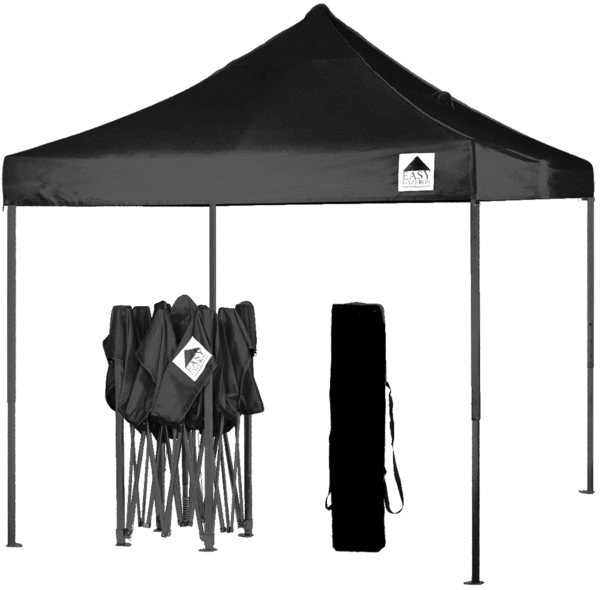 3x3m Black [with Grey Frame] Carnival T7 Pro - Red Gazebo (600x590), Png Download