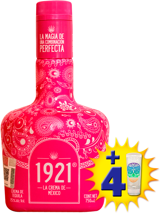 1921 Tequila Creme 750ml Mexican Pink Irresistible (800x800), Png Download