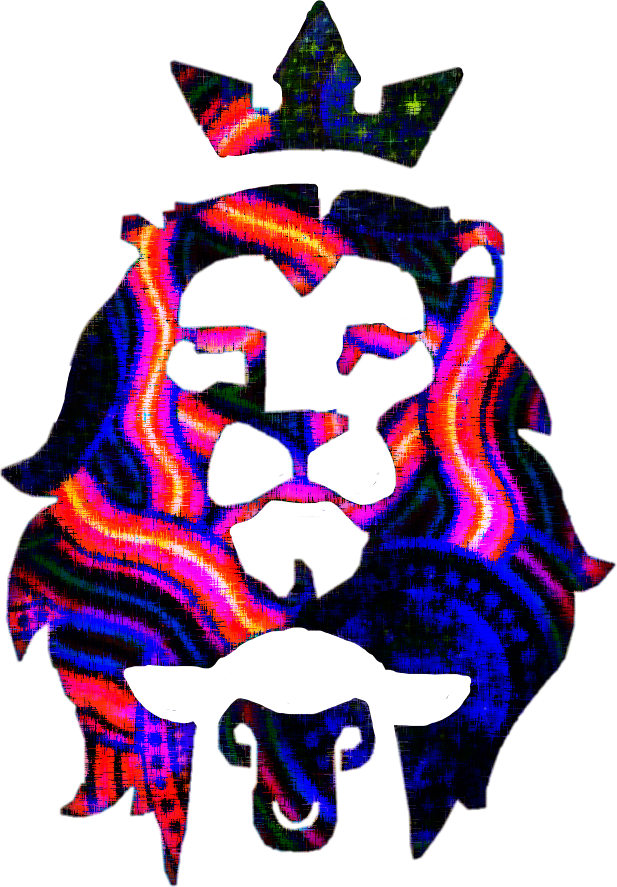 #lionking #lion #lamb #lionandlamb #king #rainbowlion - Lion And Lamb Silhouette (617x887), Png Download