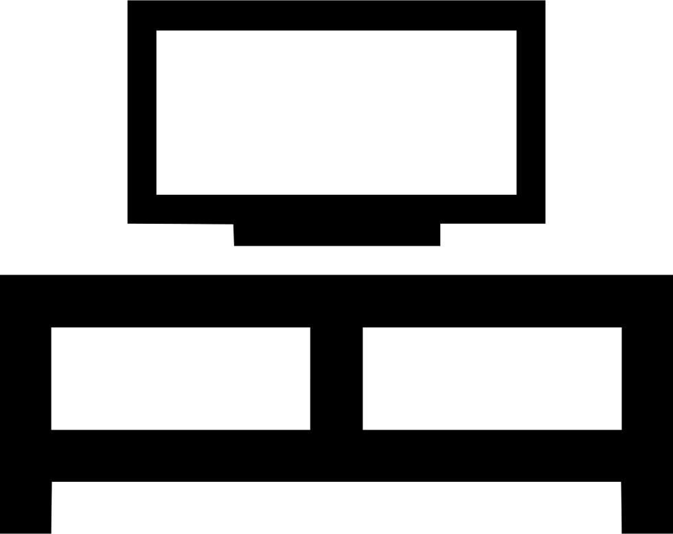 Tv Stand Comments - Icon (980x778), Png Download