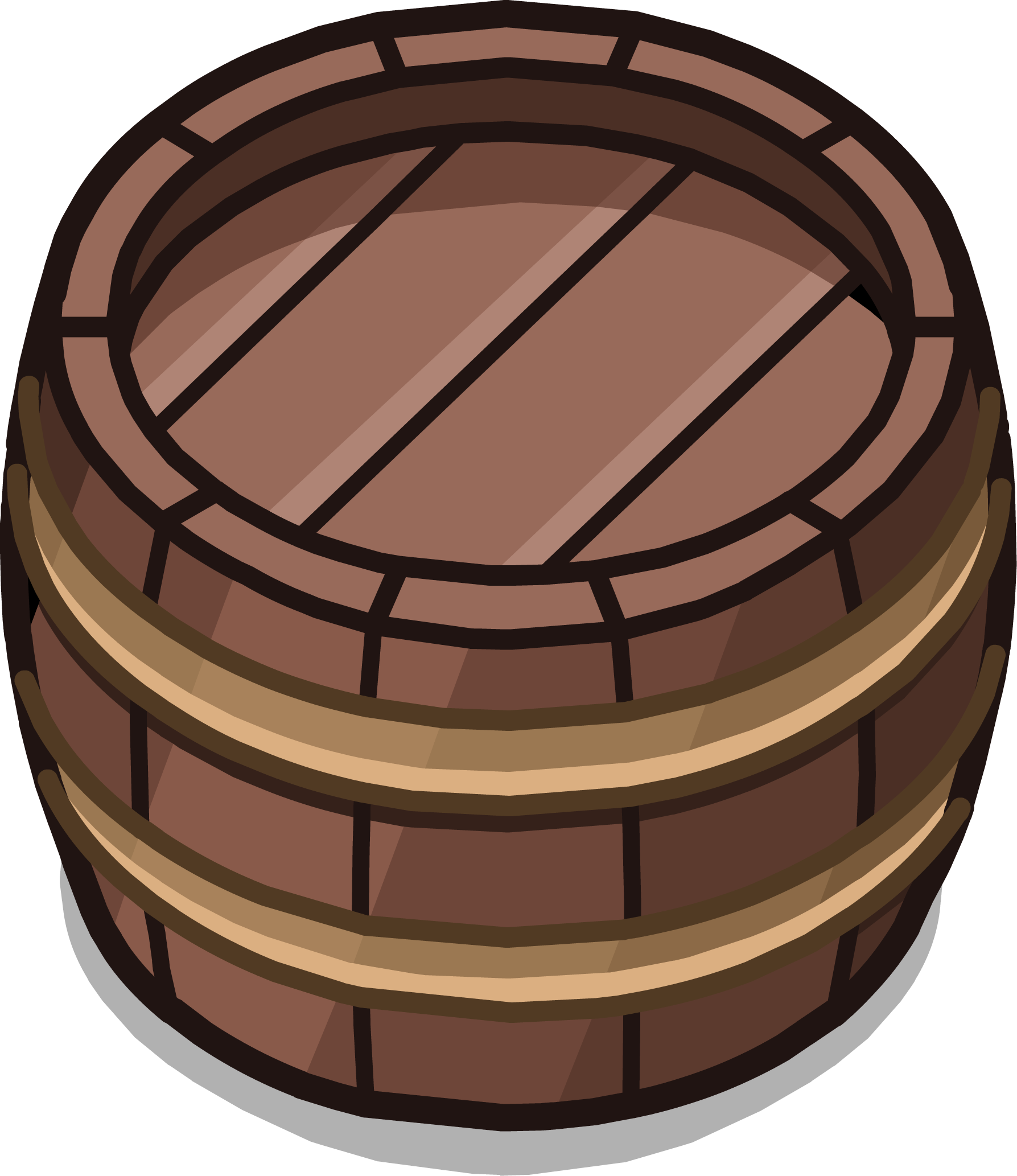 Svg Royalty Free Download Barrel Clipart Pirate (1787x2066), Png Download