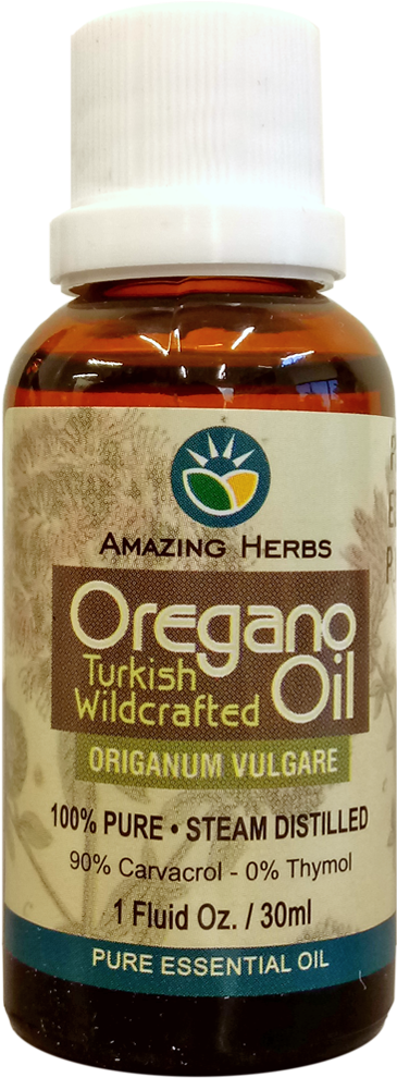 Oregano Pure Essential Oil - Amazing Herbs Oregano Pure Essential Oil 30ml (1000x1000), Png Download